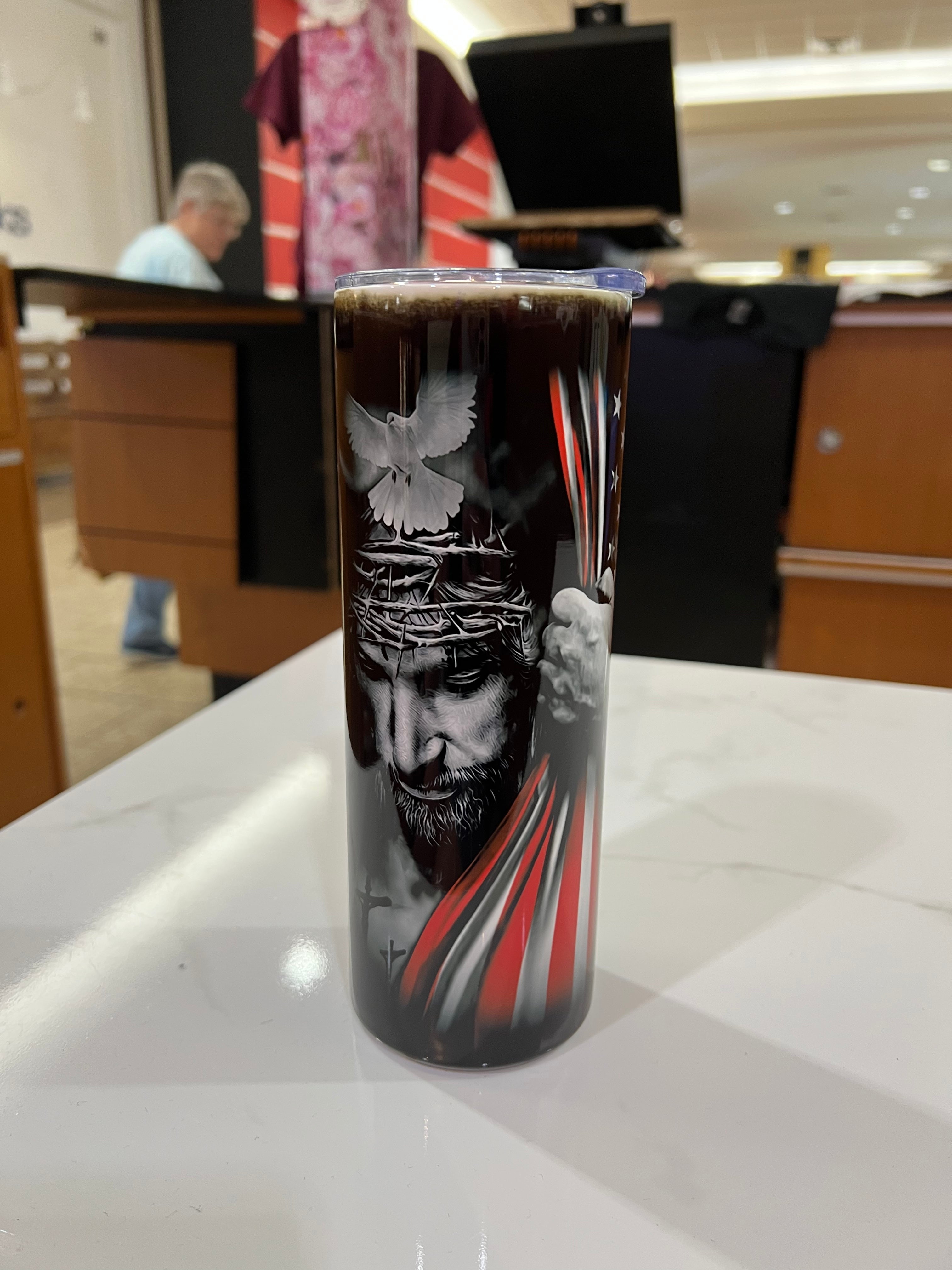20 ounce stand with God tumbler