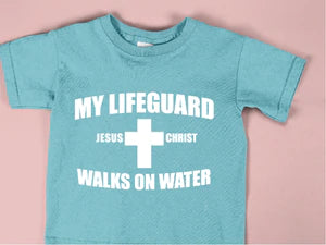 My lifeguard walks on water