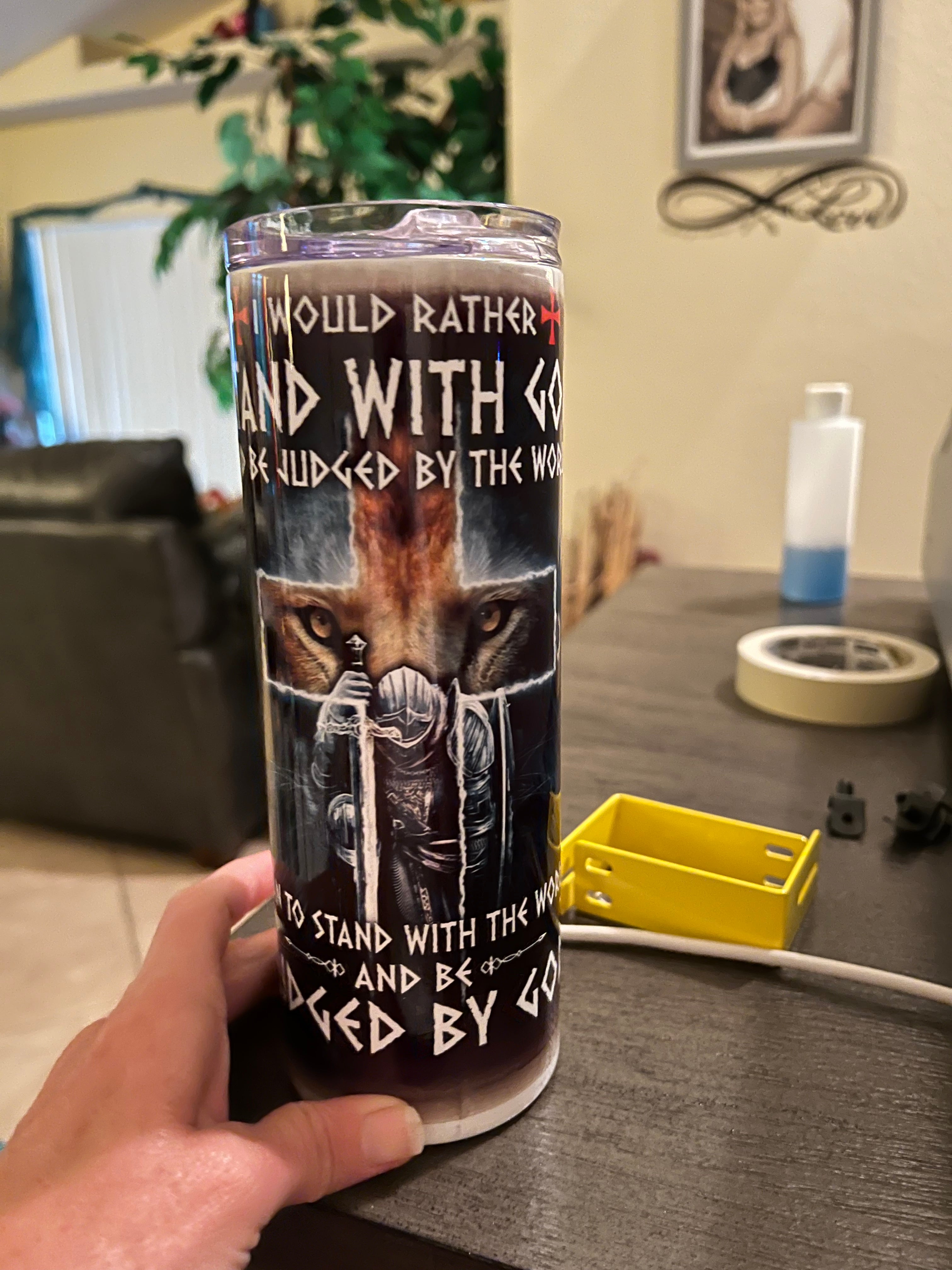 Stand with God 20 ounce tumbler